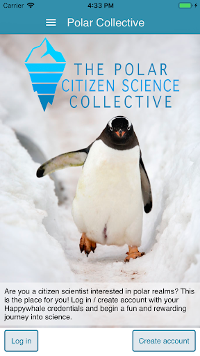 Android application Polar Collective: Citizen Scie screenshort