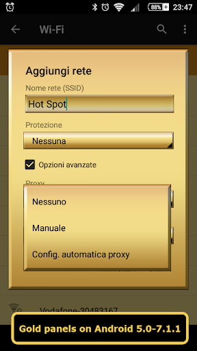Carbon Gold - Theme for Xperia