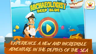 Game screenshot Archaeologist Deep Blue - Kids mod apk