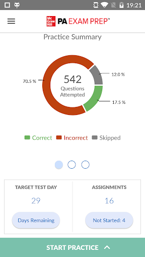 MHE PA Exam Prep Screen 2
