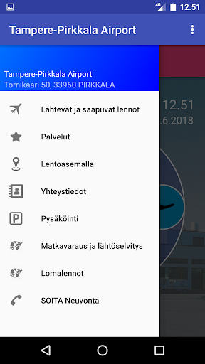 Tampere-Pirkkala Airport Screen 2