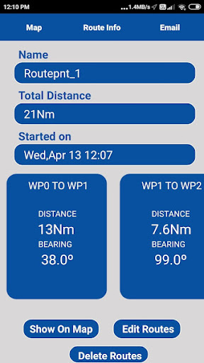 Atlas Nautical Charts Screen 2