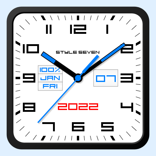 Square Analog Clock-7 4.51 Icon
