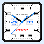 Cover Image of Download Square Analog Clock-7 3.31 APK