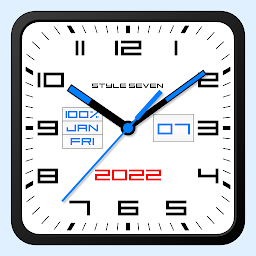 图标图片“Square Analog Clock-7”