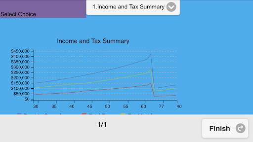Income and Tax Planner Screen 3
