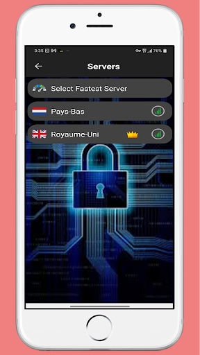 Android application The shield VPN screenshort