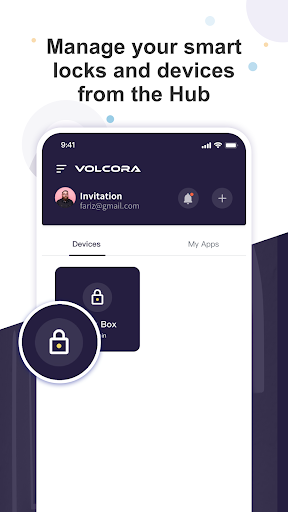 Android application Volcora Hub screenshort