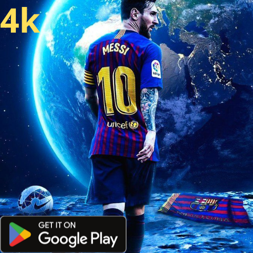 messi wallpapers new 4k logo