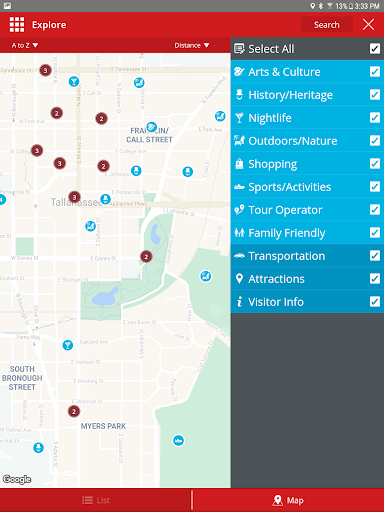 Screenshot of Visit Tallahassee!