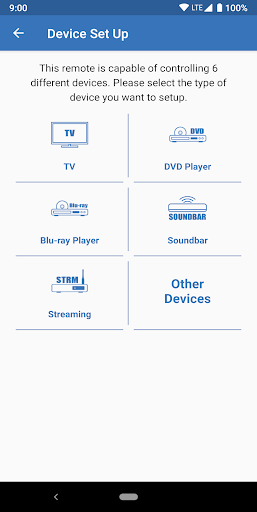 myTouchSmart Remote Control Screen 2