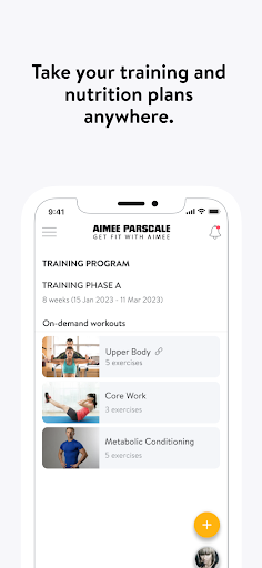 Bodyfit with Aimee Screen 2
