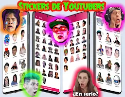 Memes StickersTube Sticker de Youtubers en Espanol APK Gambar Screenshot #8