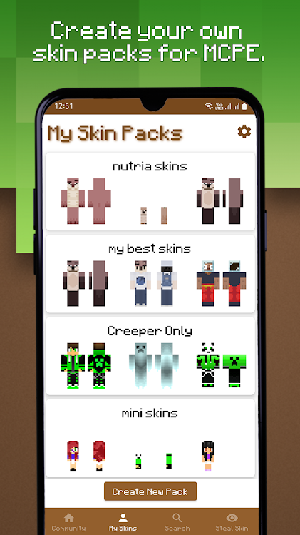 Skin Pack Maker for Minecraft - 5.1 - (Android)