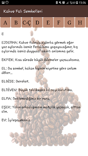 Kahve Falı Sembolleri Sözlüğü