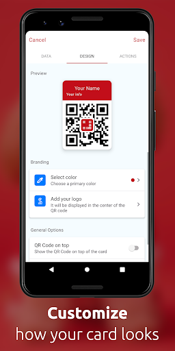 QRcard - digital business card Screen 3