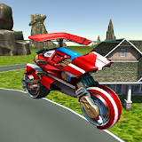 Flying Helicopter Motorcycle icon