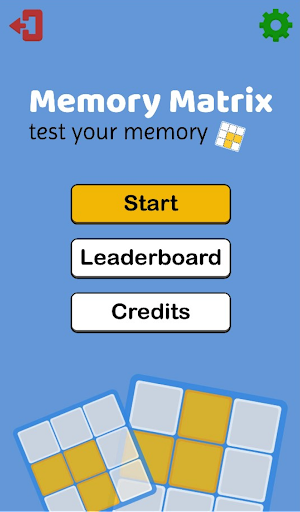 Memory Matrix test your memory