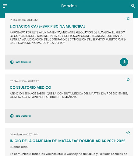 Villa del Rey Informa Screen 2