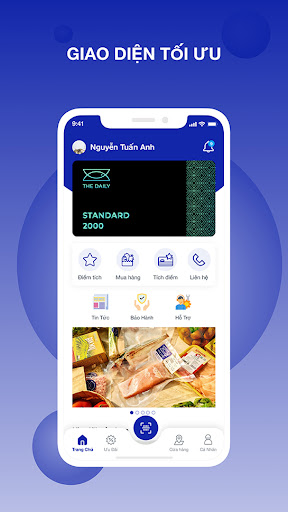 Android application Siêu Thị Hải Sản The Daily screenshort