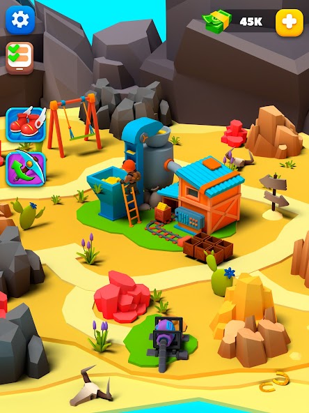 Gold Rush: Mining Simulator MOD APK screenshot