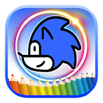 Cover Image of Baixar Blue Hedgehogs Coloring.  APK