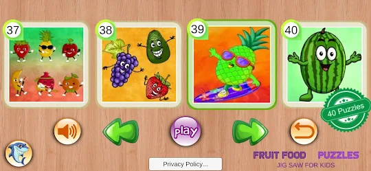 Fruit Food Puzzles