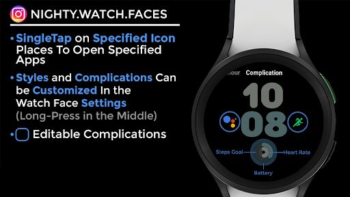 Nighty Digital 17 - watch face screenshot 12