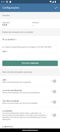 Android application MV ACS Mobile screenshort