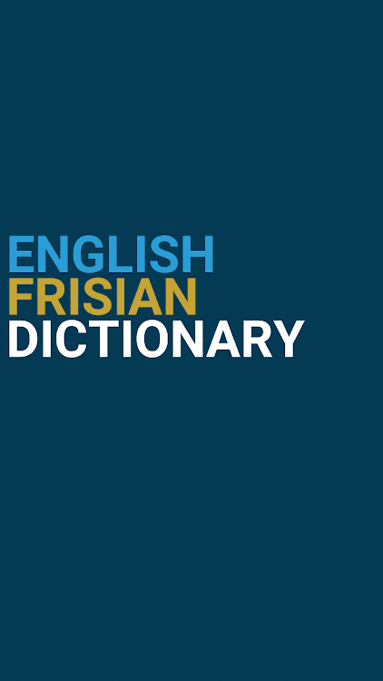 English : Frisian Dictionary - 3.0.2 - (Android)