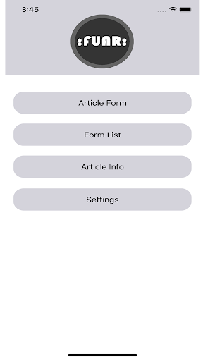 Android application FUAR screenshort