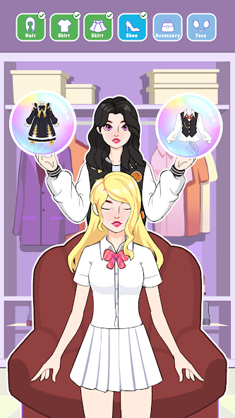 Left or Right: Idol Dress Up 1.9 APK + Mod (Remove ads) for Android