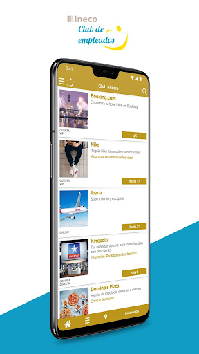 Android application Club Empleados Ineco screenshort