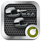 Carbon Chrome Solo Launcher Theme icon
