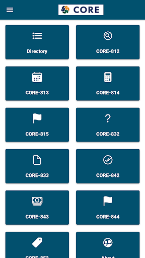 Android application USDA CORE screenshort