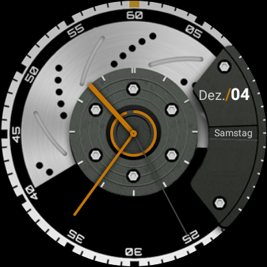 Metal watchface Screen 2