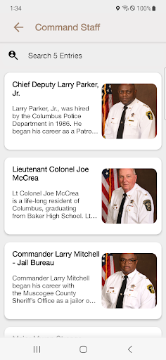 Muscogee County Sheriff Screen 2