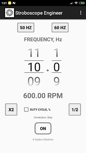Screenshot of Stroboscope Engineer