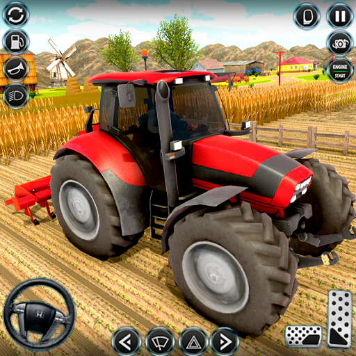 Modern Tractor Farming Game 3D