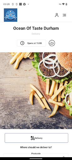 Android application Oceans PIzzeria screenshort