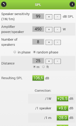 Android application PAcalculate screenshort