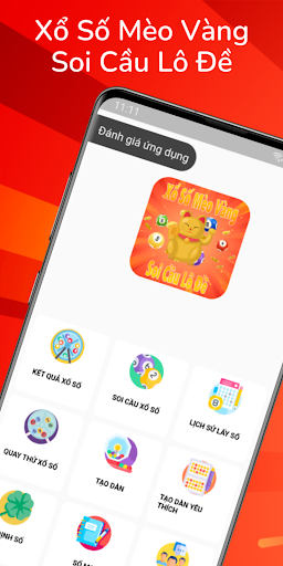 Android application Xổ Số Mèo Vàng - Soi Cầu Lô Đề screenshort