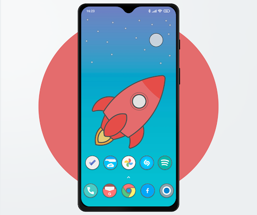Flat Circle – Icon Pack APK 5.0 (Patched) Gallery 2