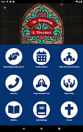 Screenshot of Saint Theodore Parish