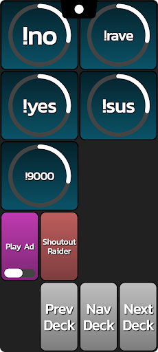 Android application DeckMate Control for SAMMI screenshort
