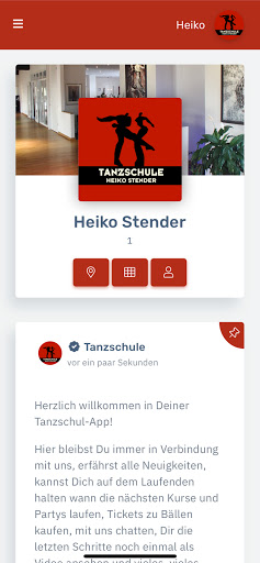Android application Tanzschule Heiko Stender screenshort