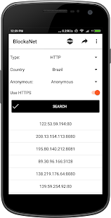 BlockaNet: Proxy List 1.52 screenshots 1