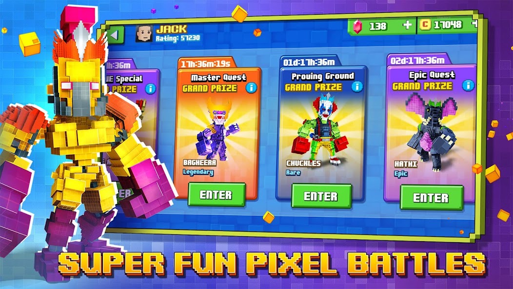 Super Pixel Heroes banner