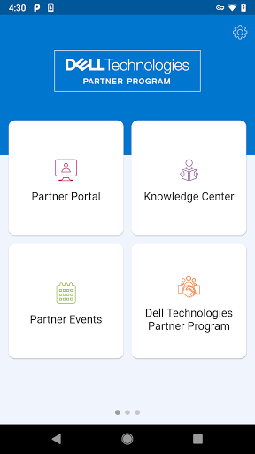 Android application DellTechnologies PartnerPortal screenshort