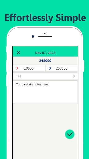 Android application Investment Tracker: Trade Log screenshort
